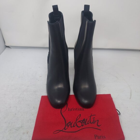 Christian Louboutin Black Leather Turelastic Chelsea Boot - Picture 7 of 16